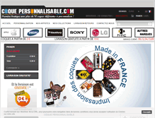 Tablet Screenshot of coque-personnalisable.com